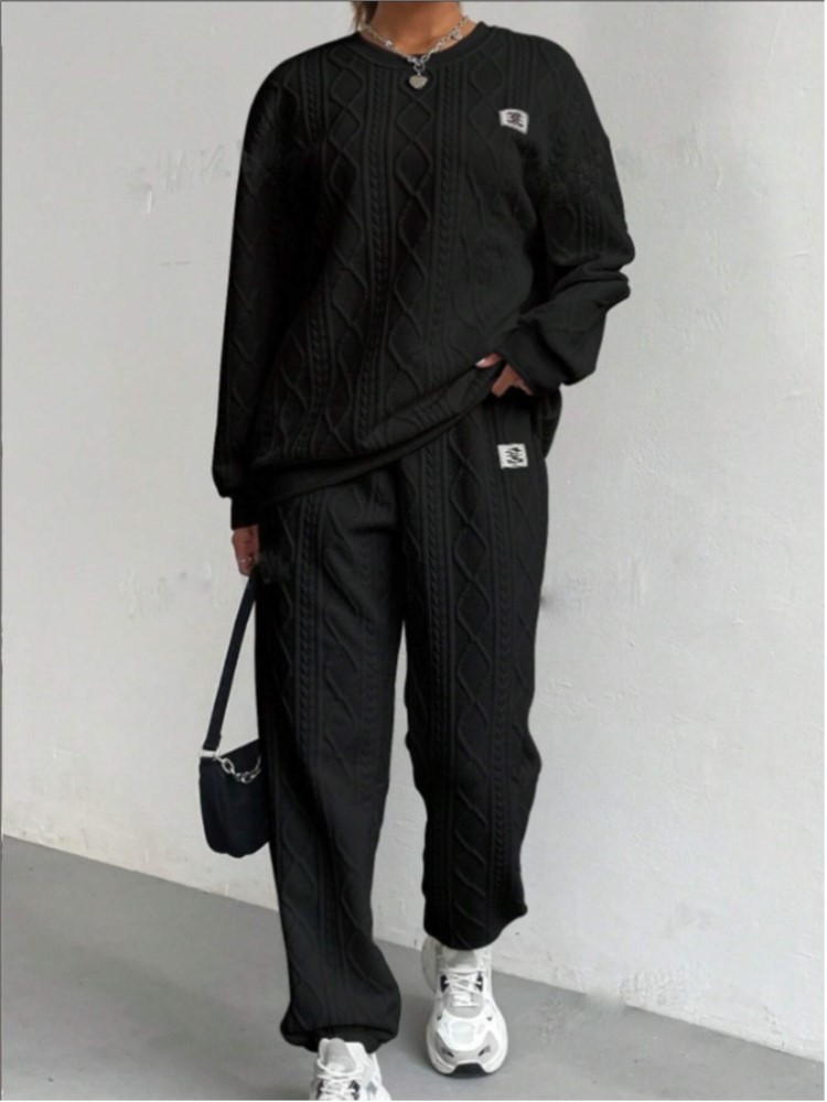 Thermal Long John - Autumn And Winter Women's Jacquard Long-sleeved
