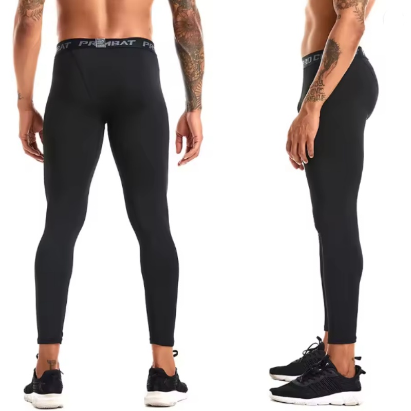 Running Tights Men Shorts Spor - Compression Long Pant ulasan dan harga