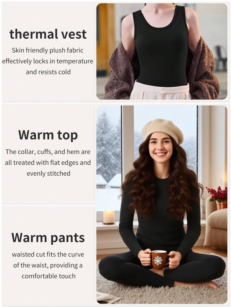 3pcs Women's Thermal Lined The - Quick Dry Underwear ulasan dan harga