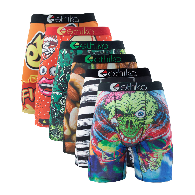 ETHIKA 6Pcs Men Underwear Boxe - Boxer Shorts Modal ulasan dan harga