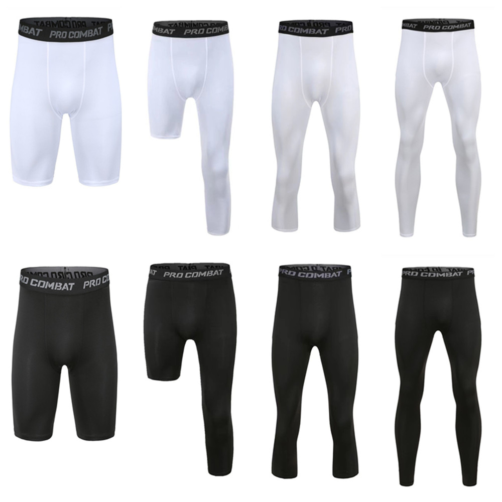 Men Gym Sportswear Muscle Body - Compression Long Pant ulasan dan harga