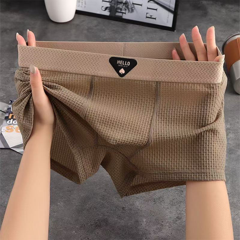 4pcs Men's Boxer Shorts Ice Si - Multi Pack Underwear ulasan dan harga