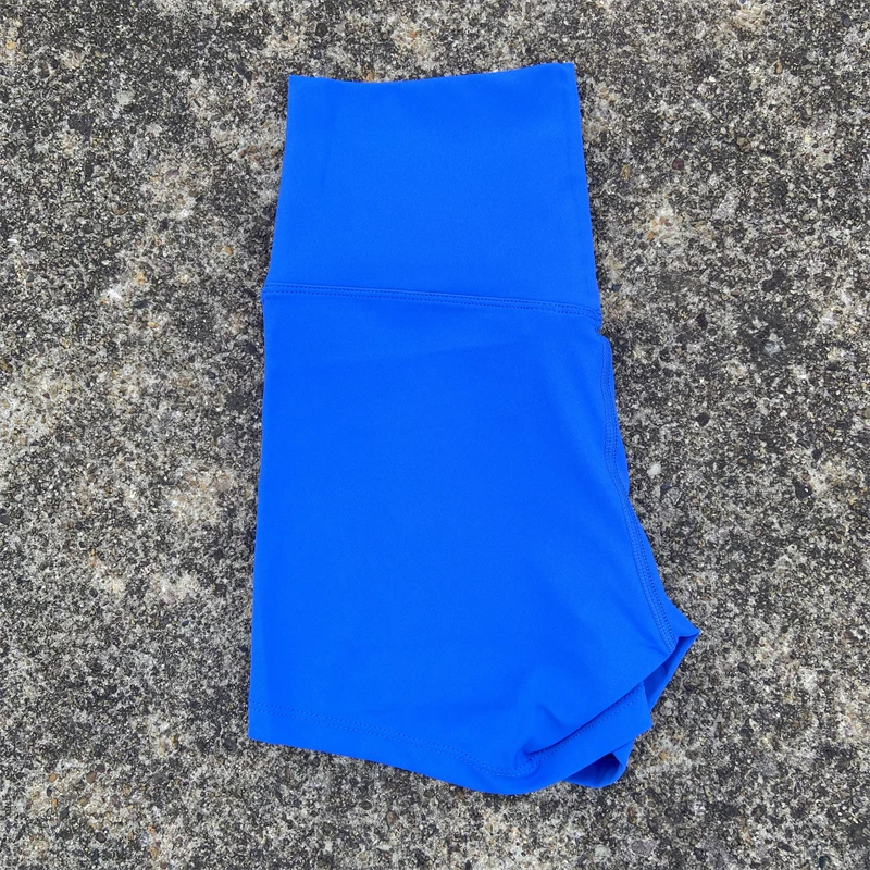 Sexy Solid Color High Waist Yo - Compression Shorts Athletes ulasan dan harga