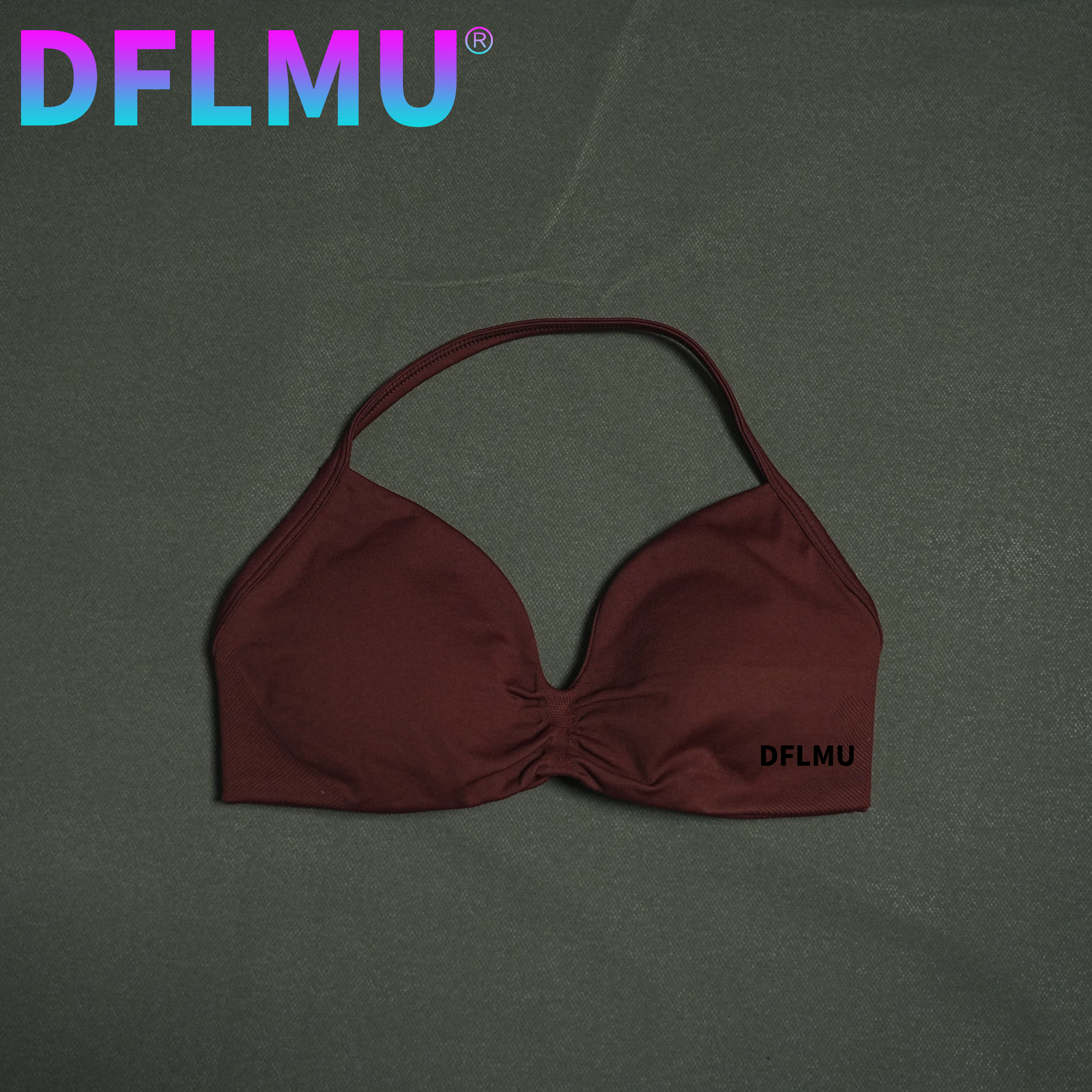 DFLMU Women Halter Sports Bra  - Suspender Tank Top ulasan dan harga