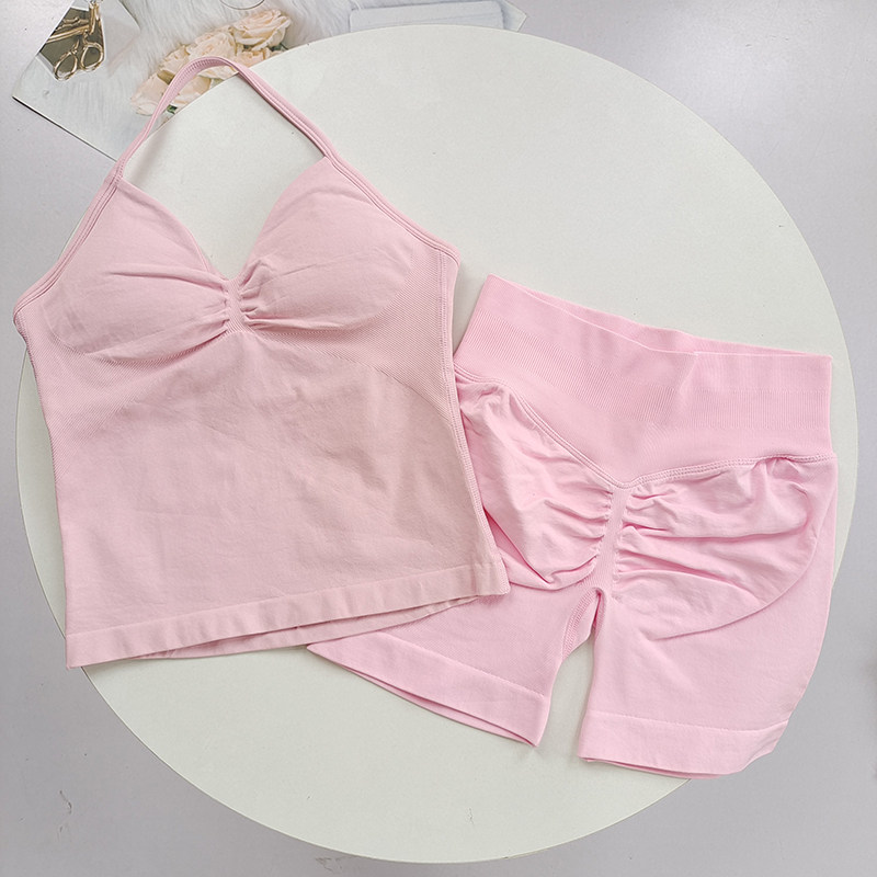 Summer Yoga Two-Piece Set for  - Suspender Tank Top ulasan dan harga