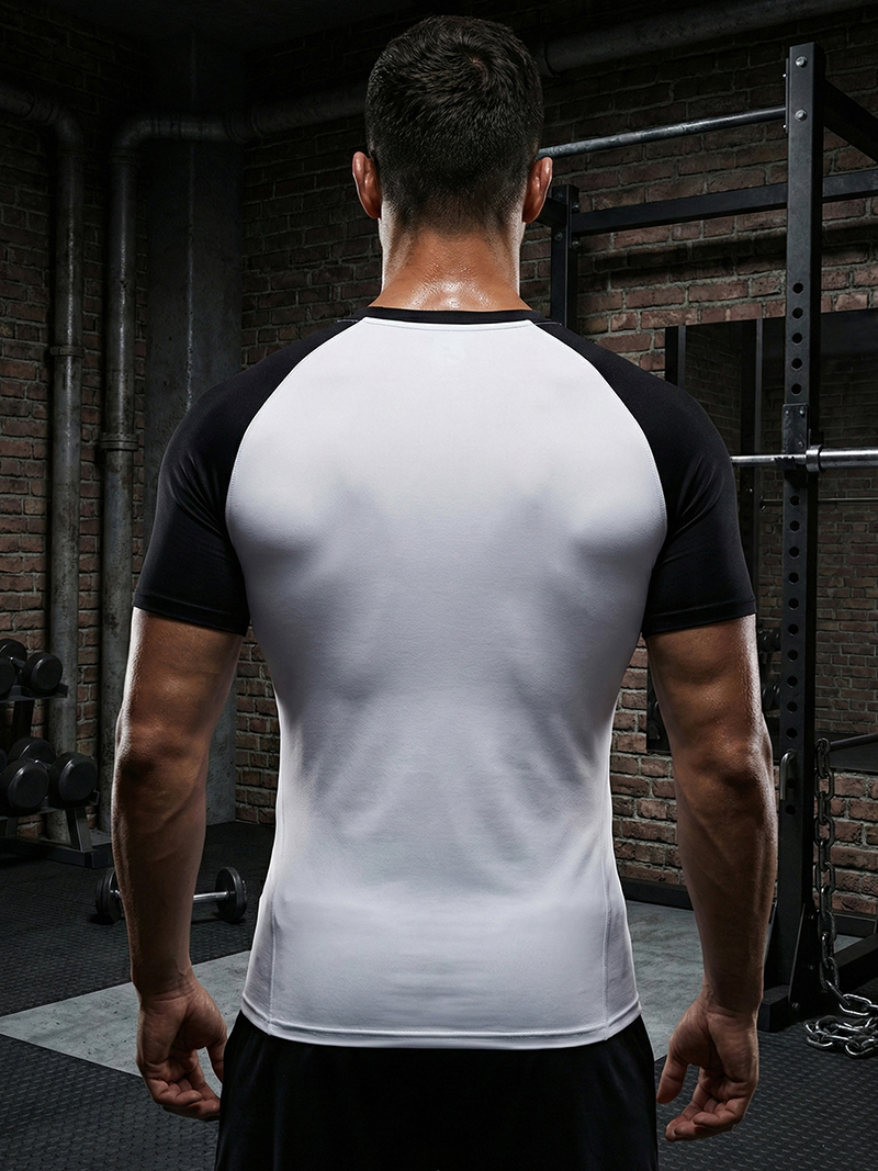Men's Graphic Short Sleeve Com - Base Layer Top ulasan dan harga