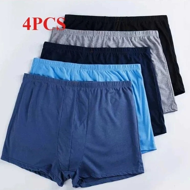4-Pack Men's Big Tall Cotton B - Multi Pack Underwear ulasan dan harga