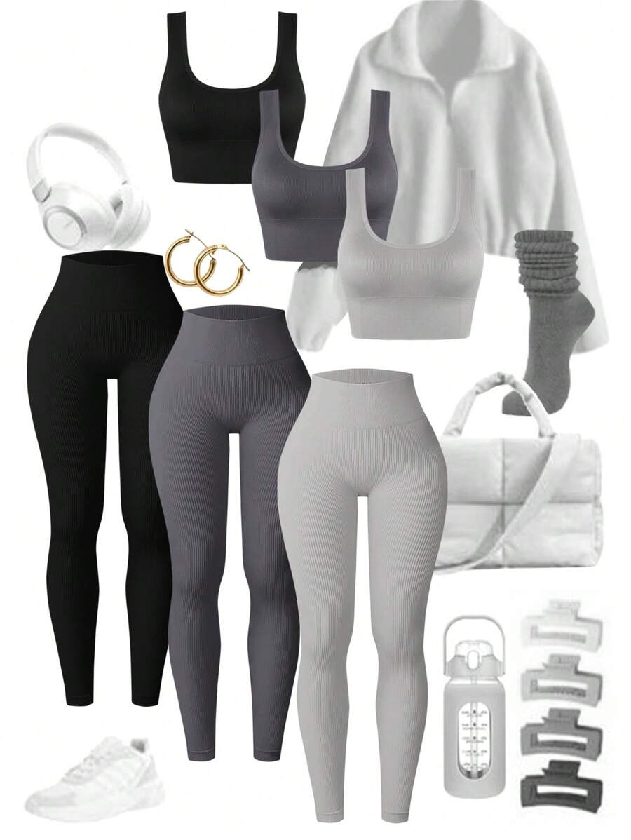 Ribbed Seamless Tank Top And H - Tank Top Ribbed ulasan dan harga