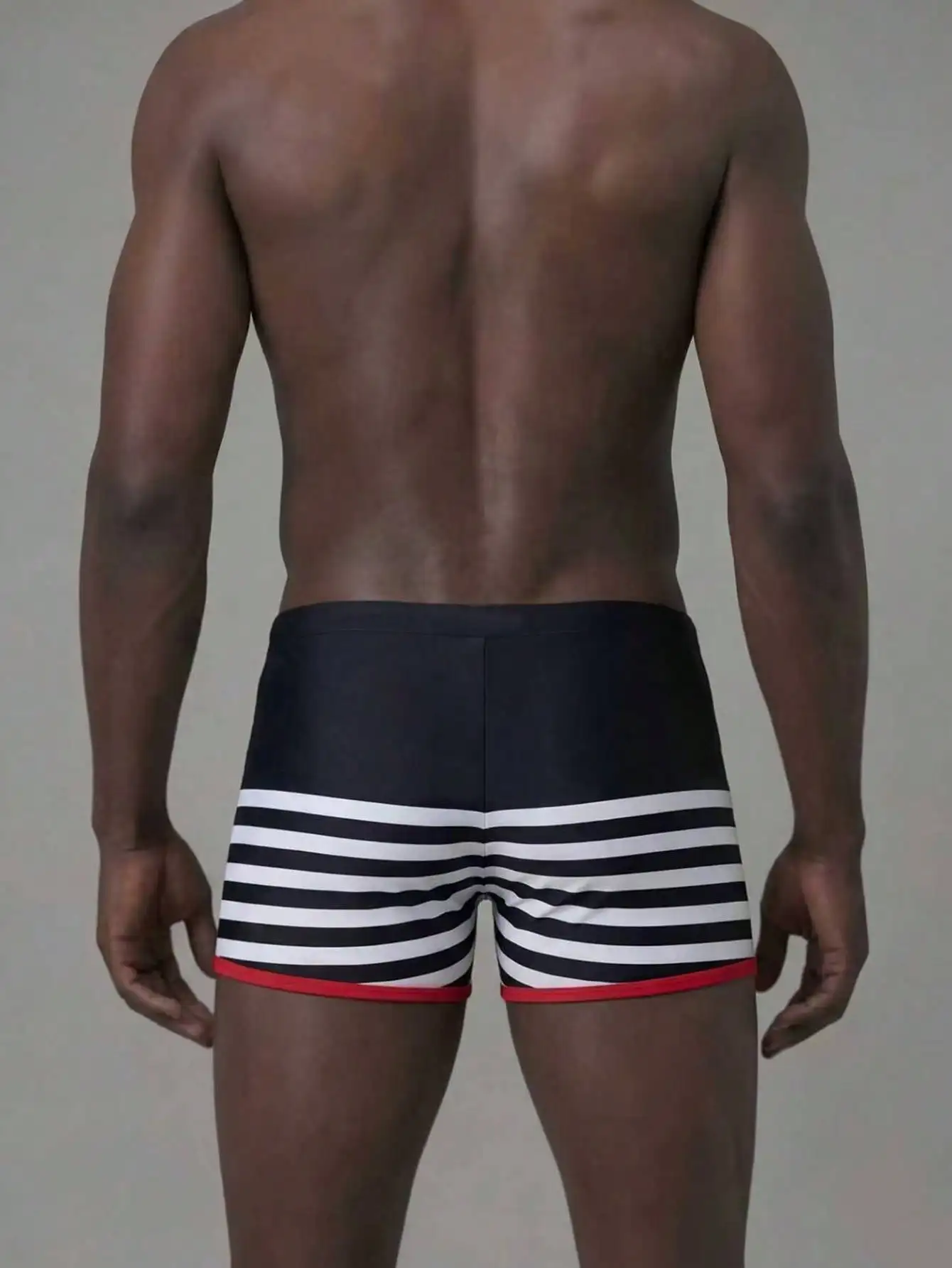 Men's Tropical Plant Print Boa - Bamboo Fiber Trunk ulasan dan harga