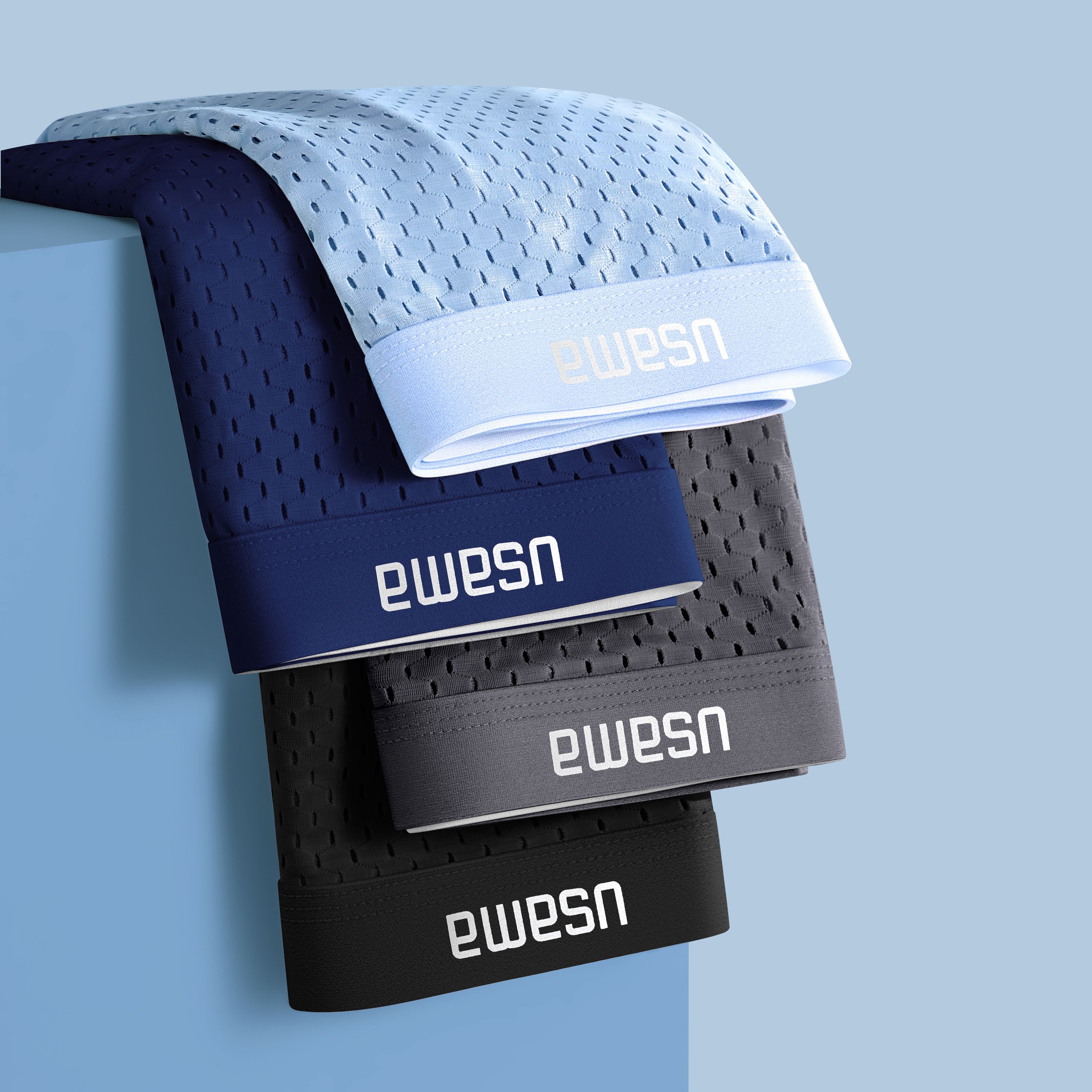 4pcs Men's Boxer Shorts Ice Si - Multi Pack Underwear ulasan dan harga