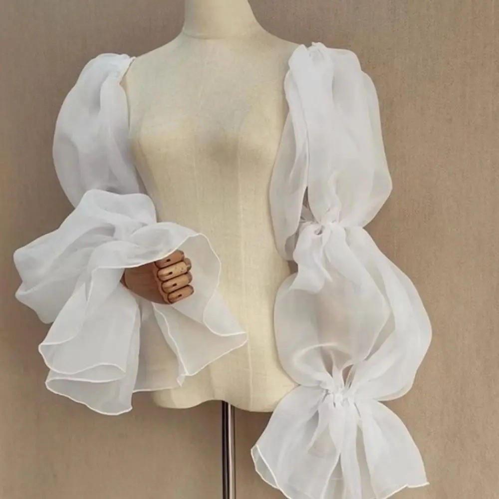 Elegant Puffy Wedding Arm Slee - Thermal Long John ulasan dan harga