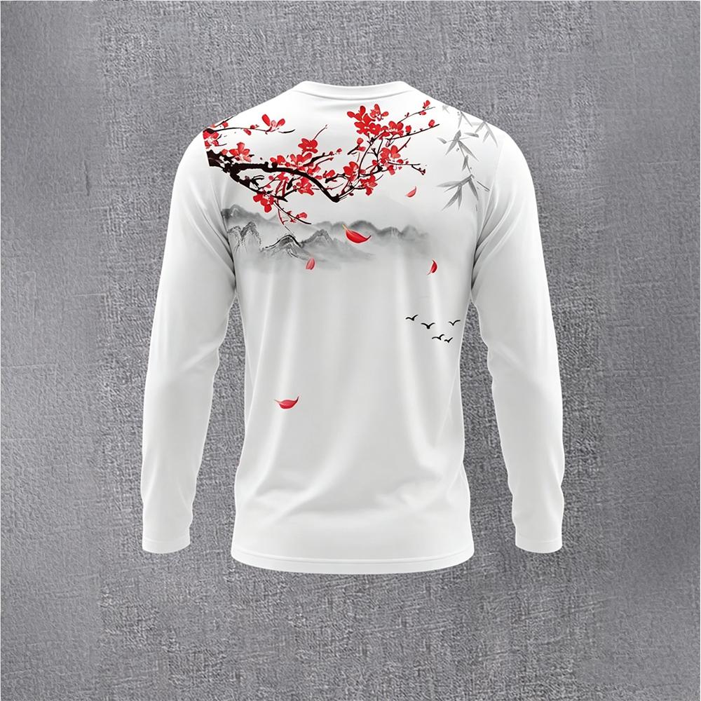Chinese Style Ink Plum Blossom - Base Layer Top ulasan dan harga