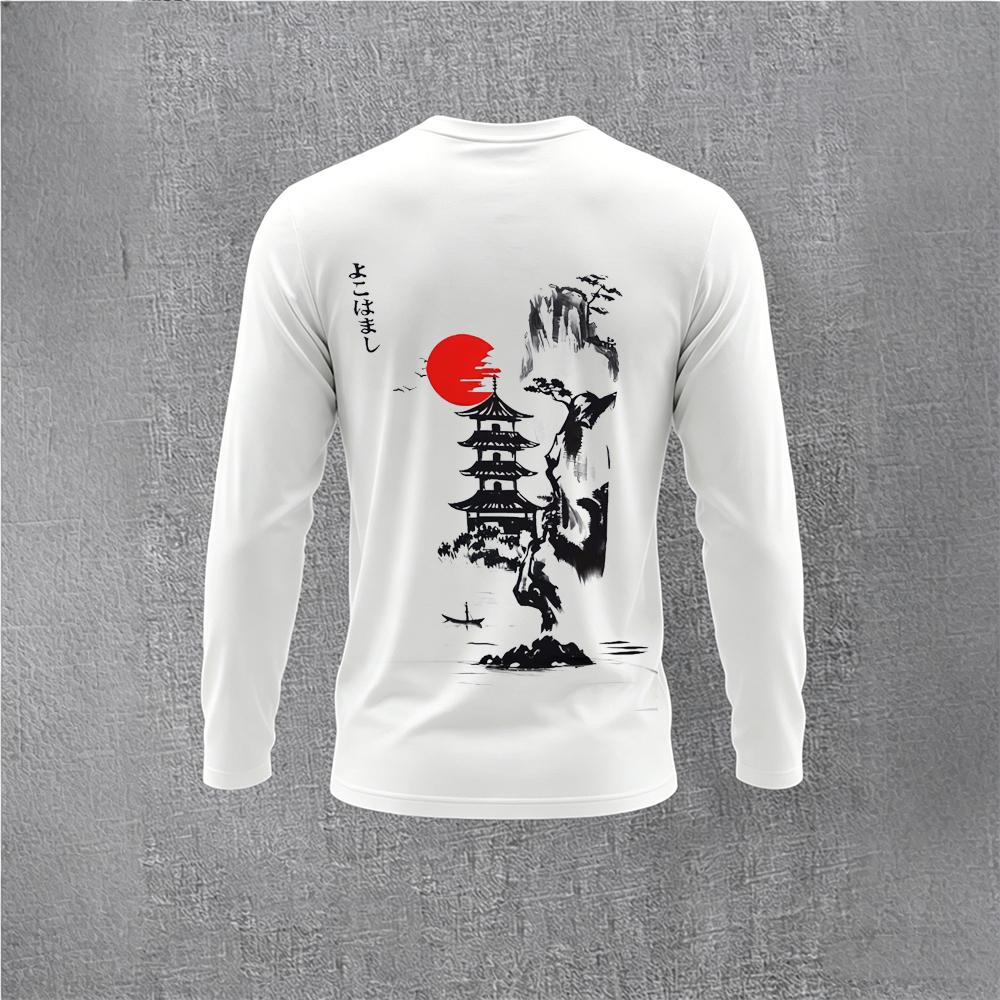 Chinese Style Ink Plum Blossom - Base Layer Top ulasan dan harga