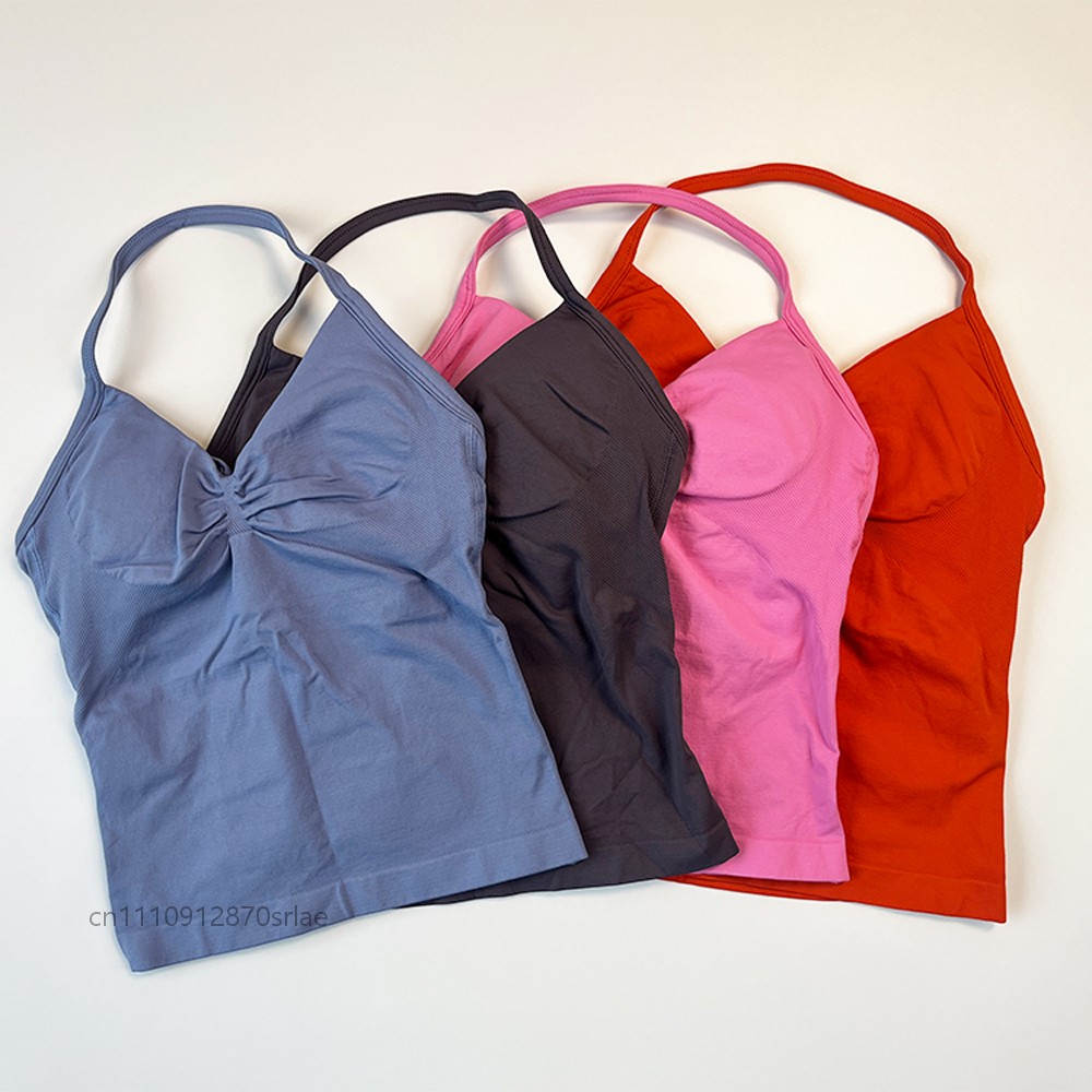 Women's Seamless Halter Strapp - Suspender Tank Top ulasan dan harga
