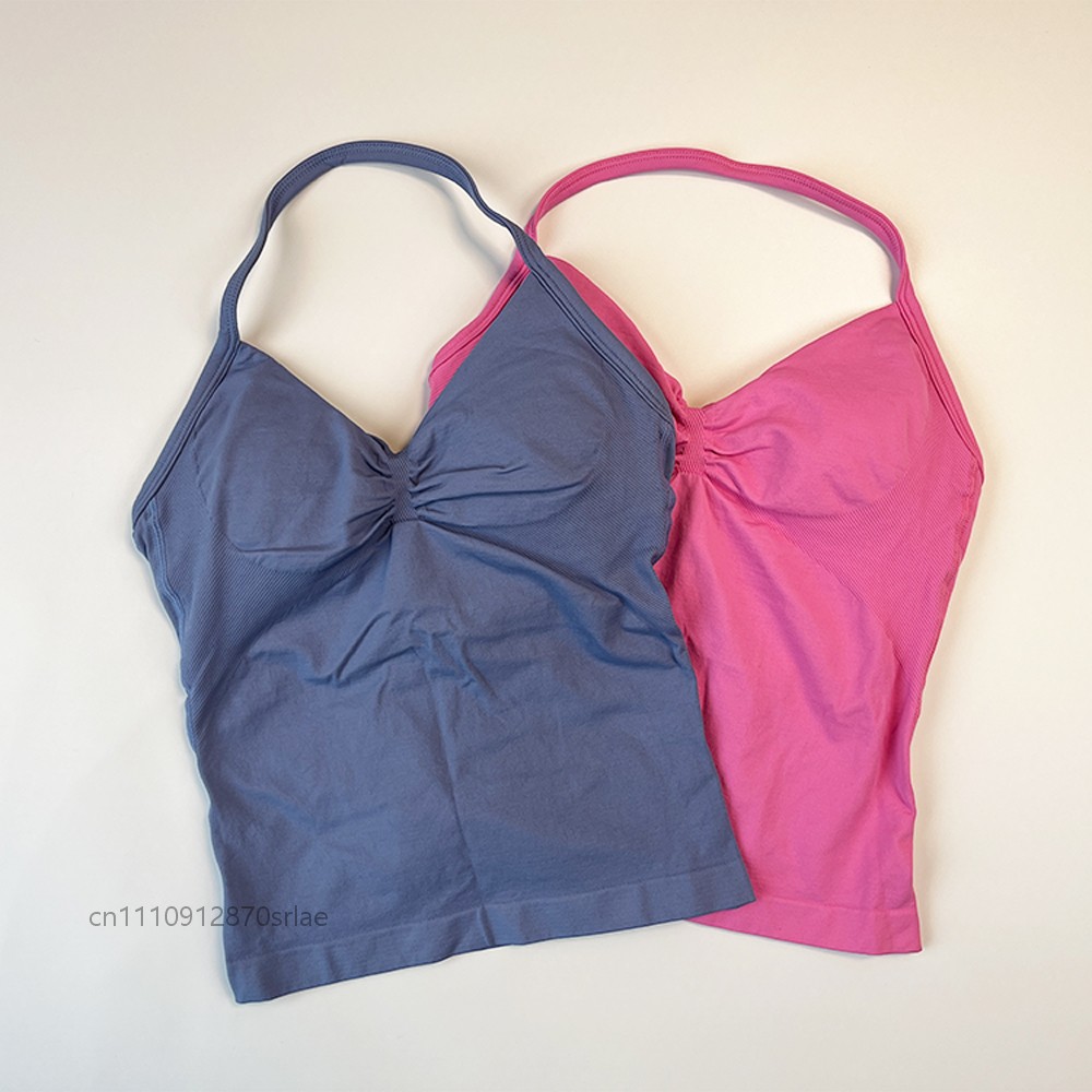 Women's Seamless Halter Strapp - Suspender Tank Top ulasan dan harga