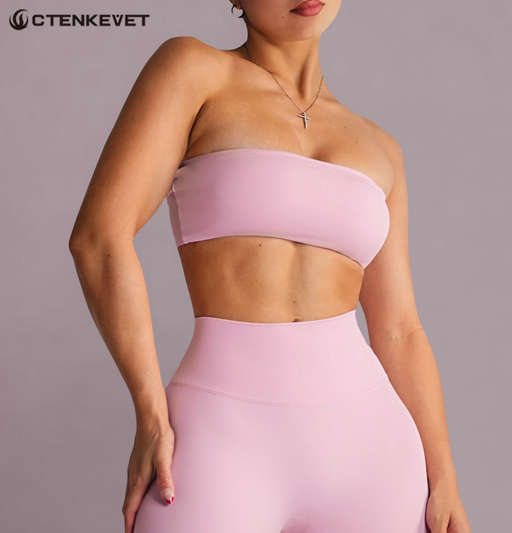 Strapless Sports Bra Gym Crop  - Quick Dry Underwear ulasan dan harga