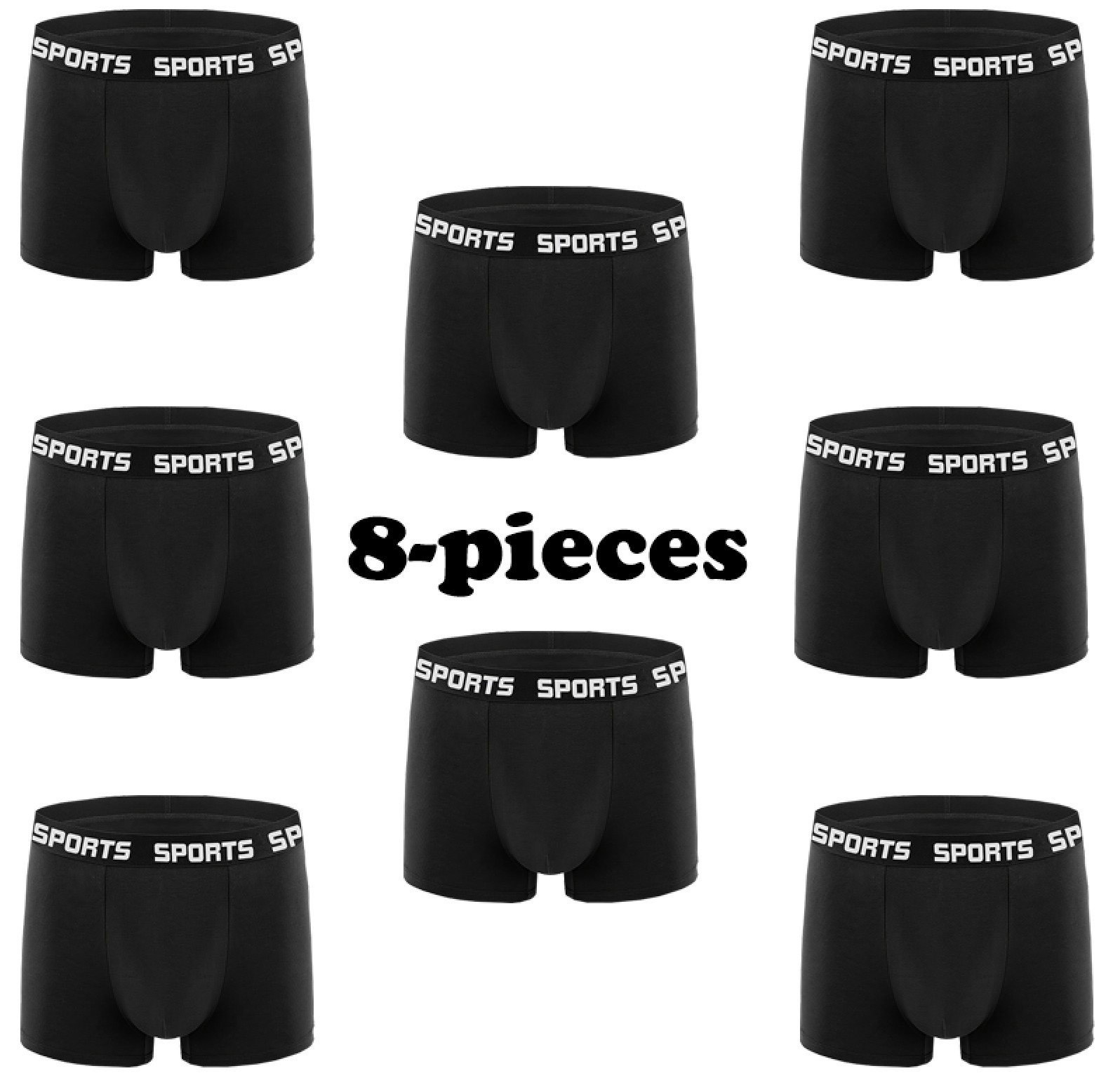 Supreme Comfort 8-Pack Men's S - Performance Boxer Sport ulasan dan harga