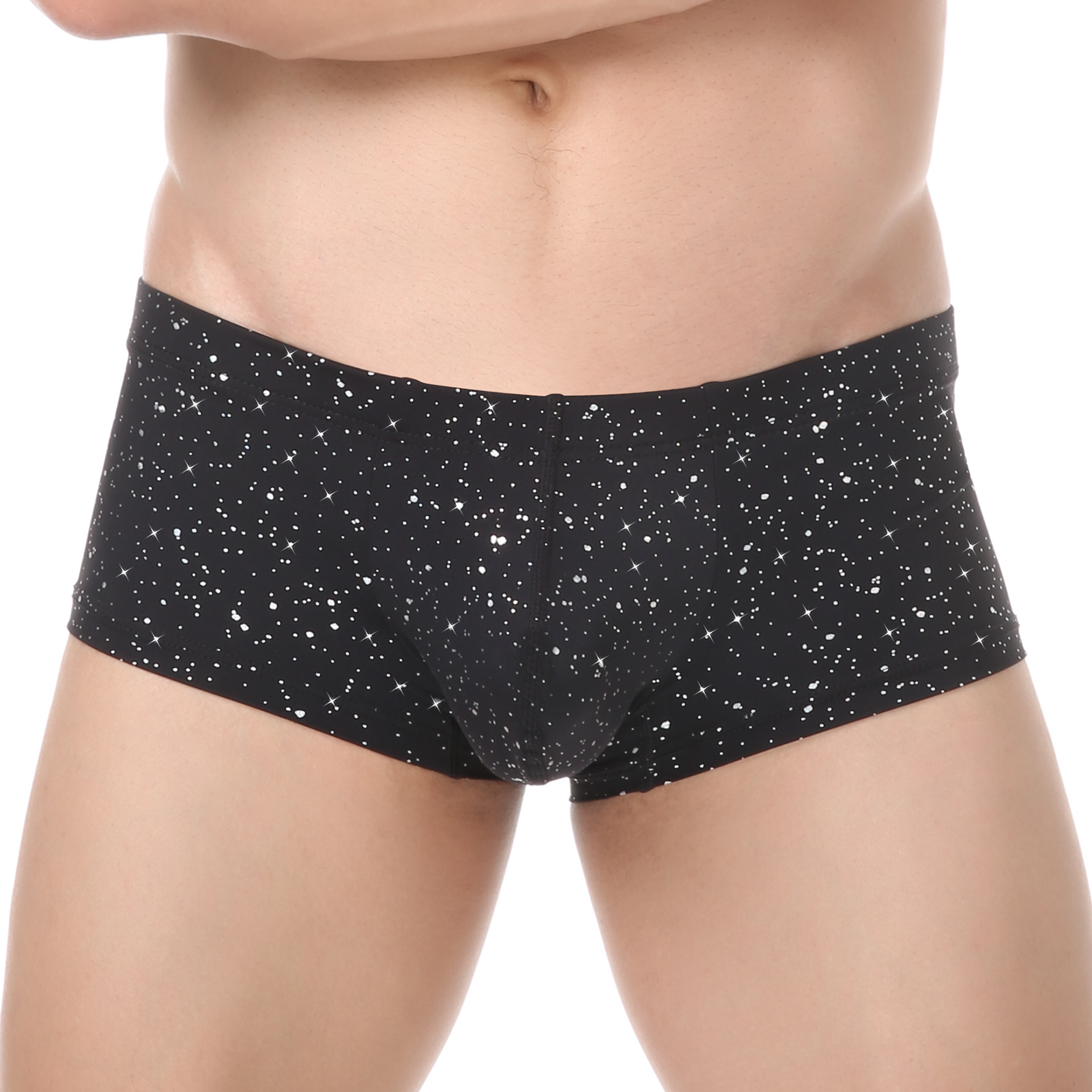 Men Sequin Boxers Shorts Sport - Pouch Boxer Pouch ulasan dan harga