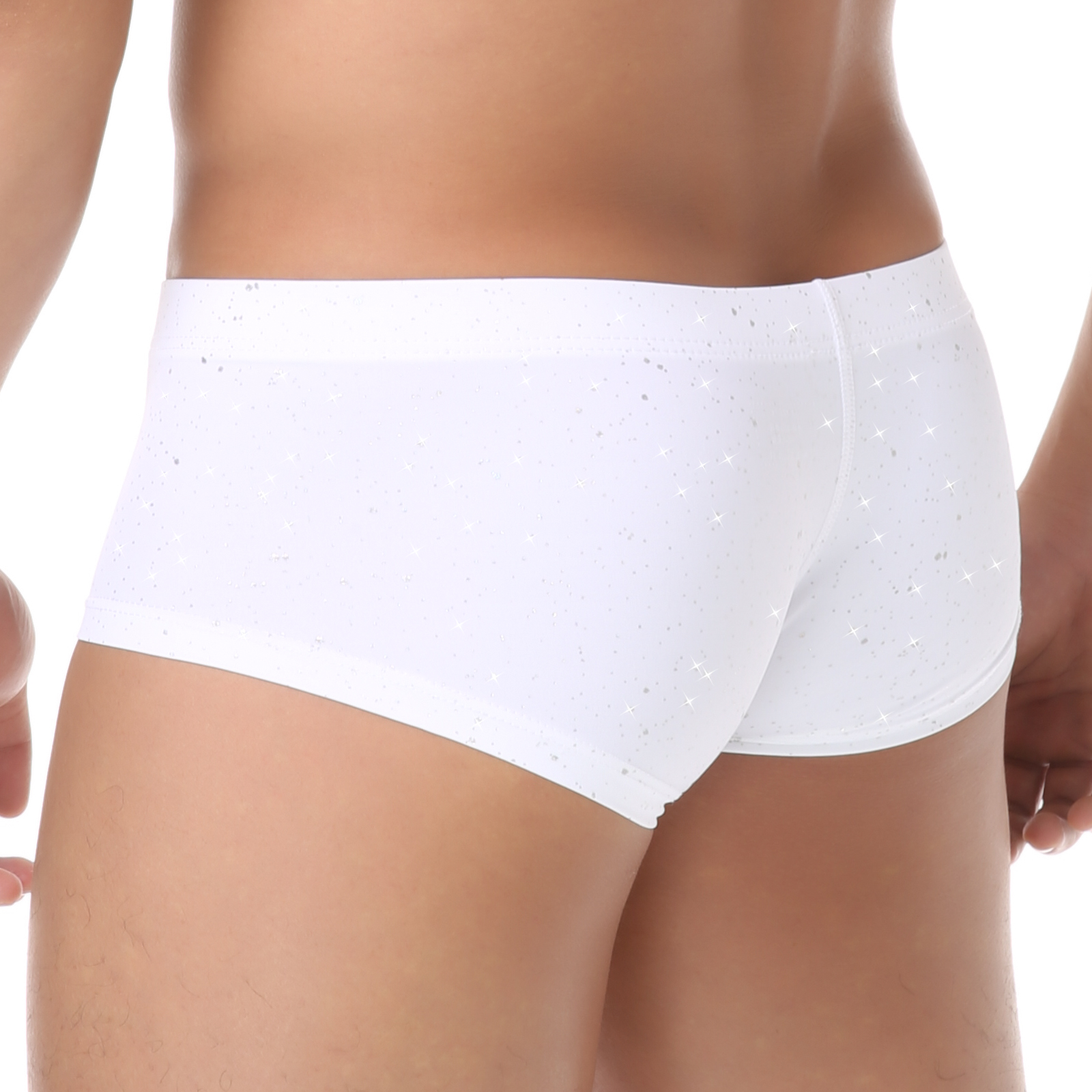 Men Sequin Boxers Shorts Sport - Pouch Boxer Pouch ulasan dan harga