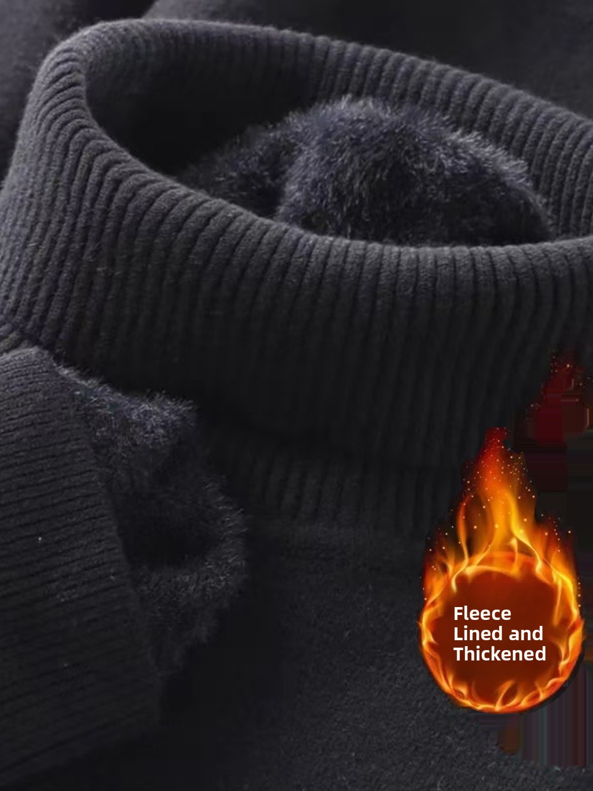 Men's Fleece Lined High Collar - Thermal Long John ulasan dan harga