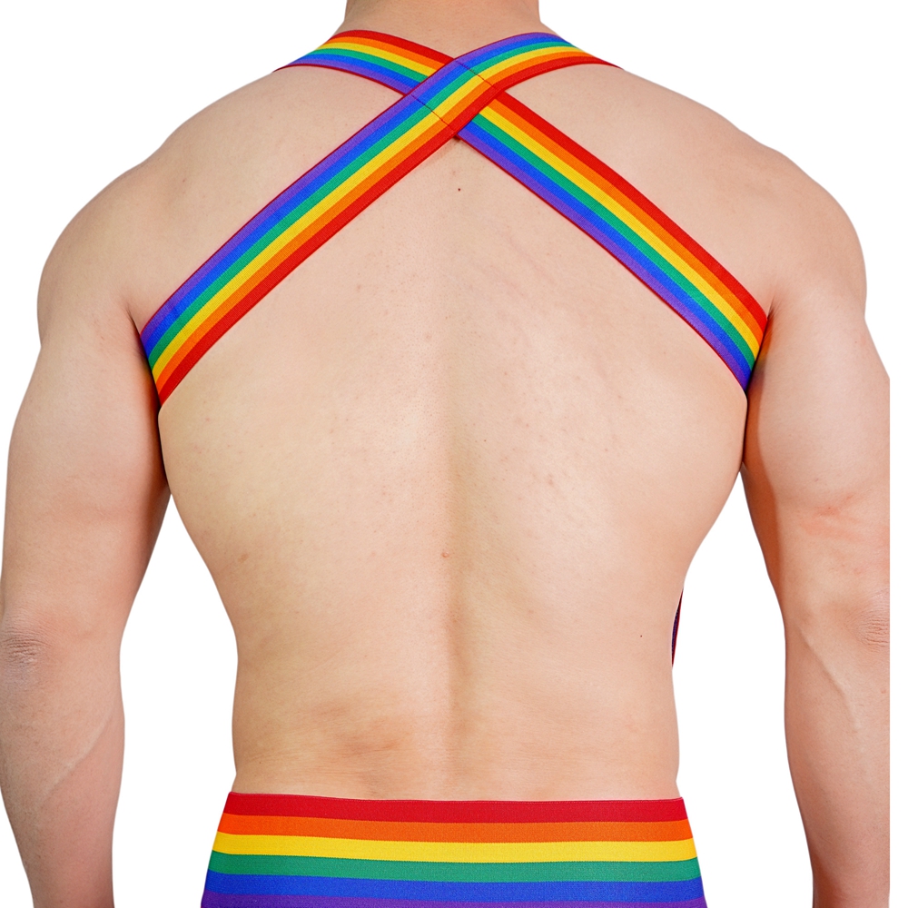 JOCKMAIL Rainbow Body Harness  - Jockstrap Athletic ulasan dan harga