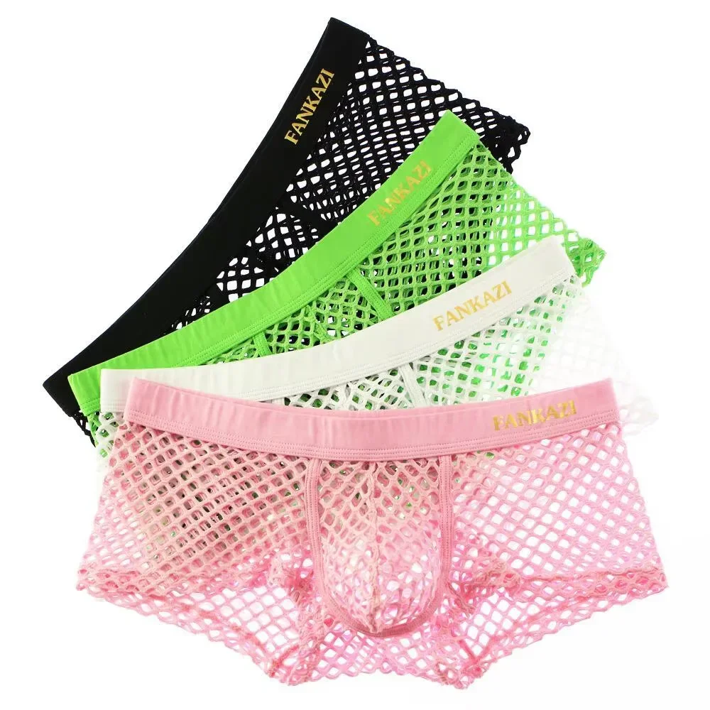 Big Fishnet Mesh Men's Boxer U - Mesh Sport Boxer ulasan dan harga