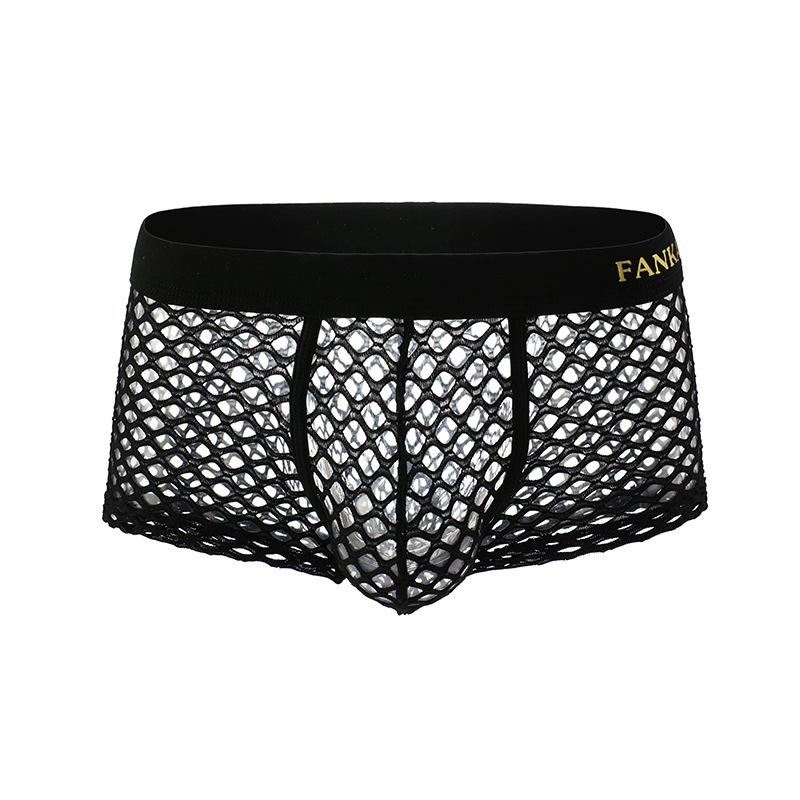 Big Fishnet Mesh Men's Boxer U - Mesh Sport Boxer ulasan dan harga